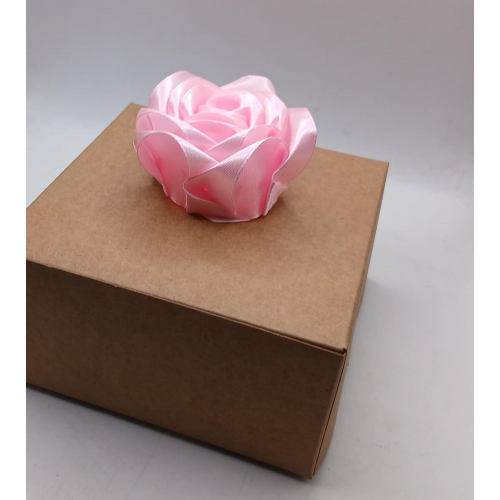 RIBBON SATIN ROSES BABY PINK 40MM RIBBON SATIN ROSES BABY PINK 40MM